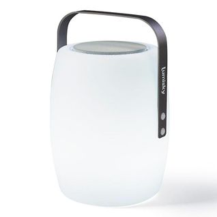 Lampe Enceinte Bluetooth Sans Fil Lucy Blanc Polyéthylène 10w