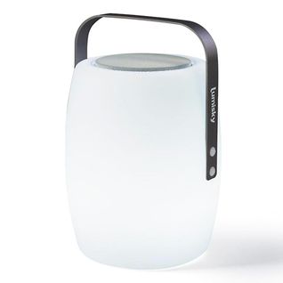 Lampe Enceinte Bluetooth Sans Fil Lucy Play Blanc Polyéthylène 10w