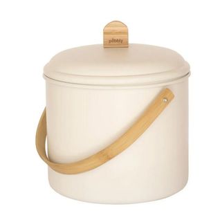 Seau à Compost Rond 7l Crème - Nba167