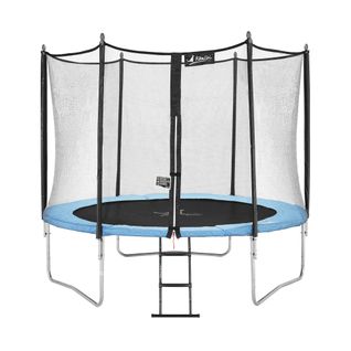 Trampoline De Jardin 305 Cm + Filet De Sécurité + Échelle - Normes Ce/eu