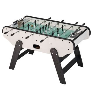 Baby Foot Adultes En Bois - Noir Et Blanc- 3 Balles Lièges - Gerflex