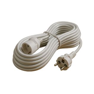 Rallonge Électrique 10m – 3500w 220-240v - Blanche Intérieur