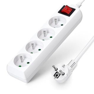 Bloc Multiprise 4 Prises Avec Interrupteur 230v 16a