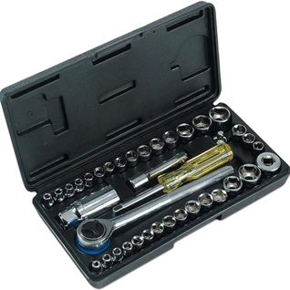 Coffret à Douilles 39 Pièces Avec Accessoires