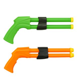 Pistolet à Eau Enfant Double Tube Longueur 42 Cm Couleur Aléatoire Pour Jeux De Plein Air Et Bataill