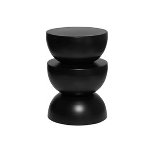 Bout De Canapé En Métal Noir. Coumba 32 X H 46.5cm