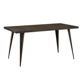 Table Rectangulaire 6 Personnes En Métal Gris 150 Cm - Indus
