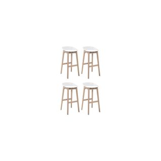 Lot De Tabourets De Bar En Bois 65cm Riva