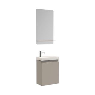Meuble Lave-mains Lisa + Miroir Tablette