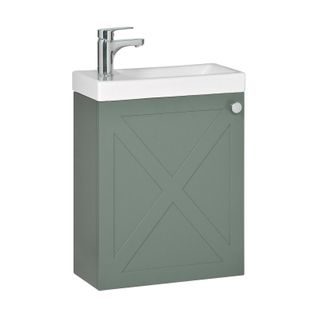 Meuble Lave-mains Ava Vert De Gris