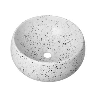 Vasque à Poser Zoli Ronde En Terrazzo 40cm