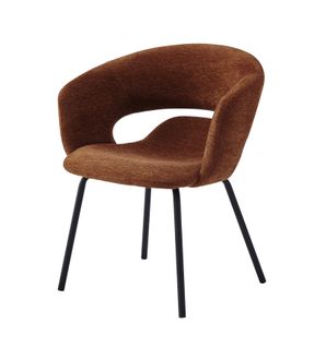 Travis-fauteuil De Table En Tissu Luxury Terracotta