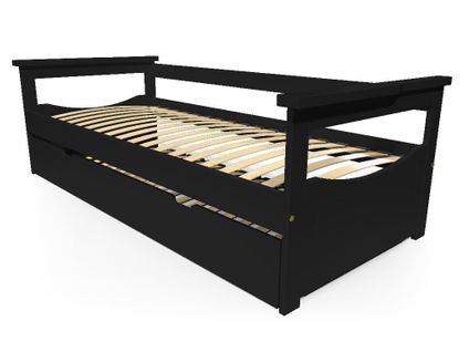 Lit Gigogne 90x190 Topaze Pin Massif