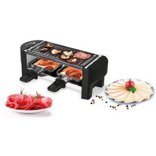 Appareil à Raclette  - Juste Nous 2 - Jusqu'a 2 Personnes - Plaque Grill Amovible - 350w