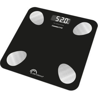 Pèse-personne - 8685 - Kit Duo Connect Fit - Impédancemètre + Corde à Sauté - 190 Kg/100 G - Noir