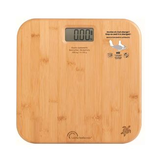 Pèse-personne Électronique 150kg/50g Bois - 8855
