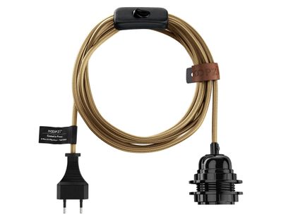 Bala Luxe - Fil Electrique Tissu - Luminaire 4,5m (6 Couleurs)