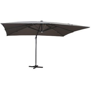 Calvia Gris - Parasol Rotatif LED 3 X 4 M En Aluminium