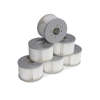 Lot De 6 Filtres Pour Spas Gonflables Mspa V2. D.106cm – 6 Cartouches Filtrantes De Remplacement