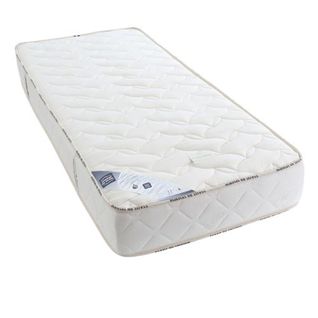 Matelas Latex 90x200 Ferme Épaisseur 18 Cm Coton Bio