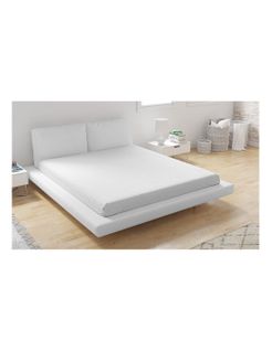 Drap Housse Microfibre Blanc - 140x190cm