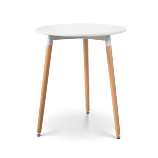 Table Ronde Jeny Blanche Style Scandinave Ø60 Cm