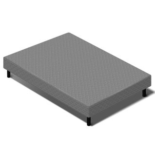 Sommier Tapissier à Lattes 160x190cm Sur Pieds Pour Lit 2 Places