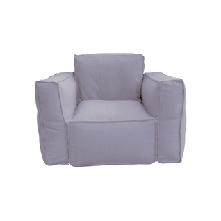 Fauteuil Salon De Jardin Modulable 90x75x65cm Gris