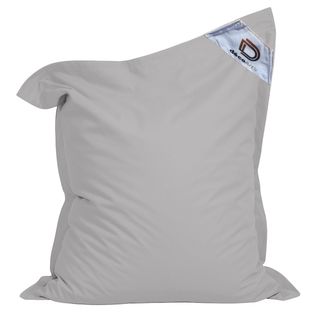 Housse Pour Pouf Géant XXL 180x140cm Intérieur Et Extérieur - Gris Galet