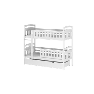 Lit Superposé Pila 90x190 Blanc - Blanc