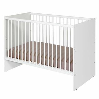 Pack Lit Bébé Avec Matelas Pixi   Blanc 60x120 Cm