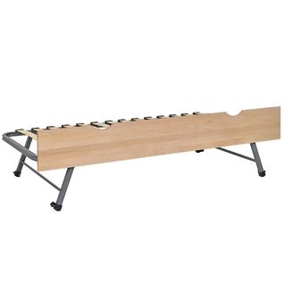 Sommier Gigogne Avec Façade 2 Mains Makuria   Hêtre 90x190 Cm