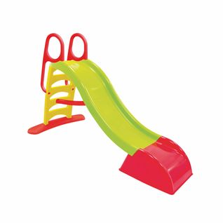 Grand Toboggan Avec Connexion Eau Vert. Jaune Et Rouge 180cm