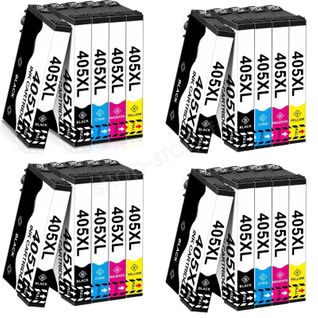 Pack De 20 Cartouches 405 XL Compatibles Pour Imprimante Epson 405 Xl