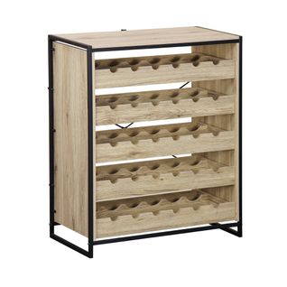 Etagères Range Bouteilles. Loft. 5 Tiroirs. 5 Étagères L 75 Cm X L 40 Cm X H 90 Cm