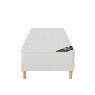 Ensemble Matelas Mousse Senso + Sommier 90x200 Hauteur 17cm