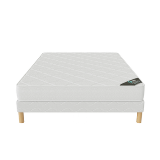 Ensemble Matelas Mousse Senso + Sommier 160x200 Hauteur 17cm