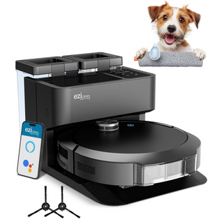 Robot Aspirateur Laveur Connecté Avec Base De Vidage All-in-one Z10 Plus