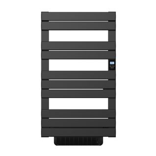 Sèche-serviette Électrique Sans Fluide Avec Soufflerie 500 + 1000 W H.108,4xl60cm  Hanae Noir