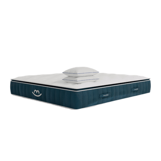 Pack Confort Luxe - Matelas Hybride 160x200cm Mémoire De Forme et Oreillers Fluffy 50x70cm