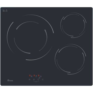 Table De Cuisson Vitrocéramique Trcpv3570b Triomph 3 Foyers 5700w