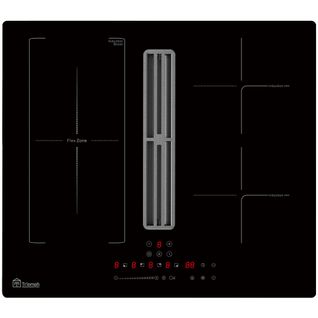 Plaque De Cuisson Induction Triomph Trcpida6000b Avec Hotte Intégrée 60cm 2 Zones + 1 Flexizone