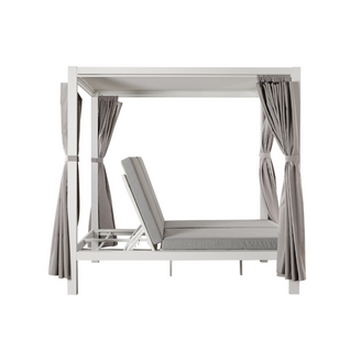 Cordoue - Lit De Jardin Structure Aluminium