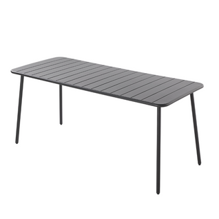 Bergame - Table De Jardin En Acier 6 Places