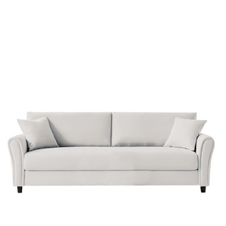 Lucerne - Canapé Droit Design En Tissu 4 Places