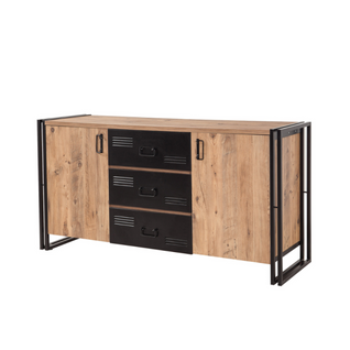 Holen - Buffet Industriel 2 Portes / 3 Tiroirs