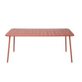 Bergame - Table De Jardin 6 Places 160x70cm Terracotta