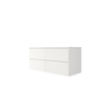 Ensemble Meuble De Salle De Bains Inglet 120cm Blanc Laqué