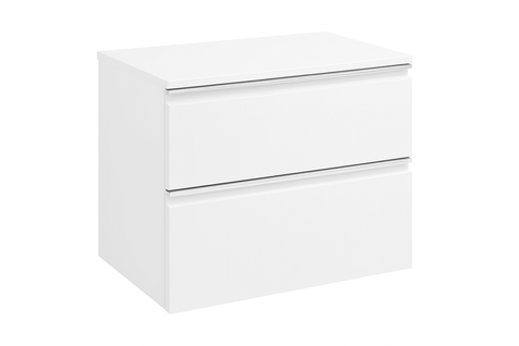 Ensemble Meuble De Salle De Bains Inglet 70cm Blanc Laqué