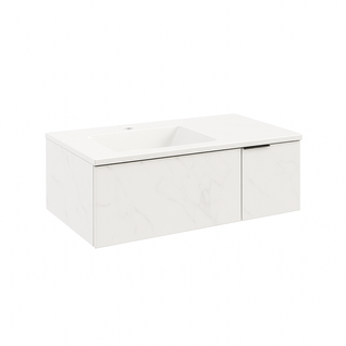 Ensemble Meuble Vasque Black Helsinki 100cm Marmol